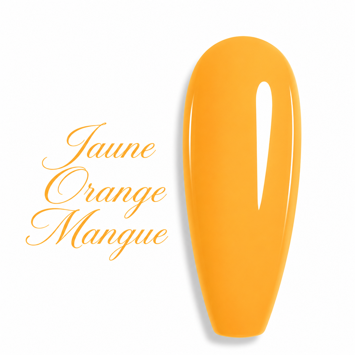 Vernis Semi-Permanent Jaune Orange Mangue B9988