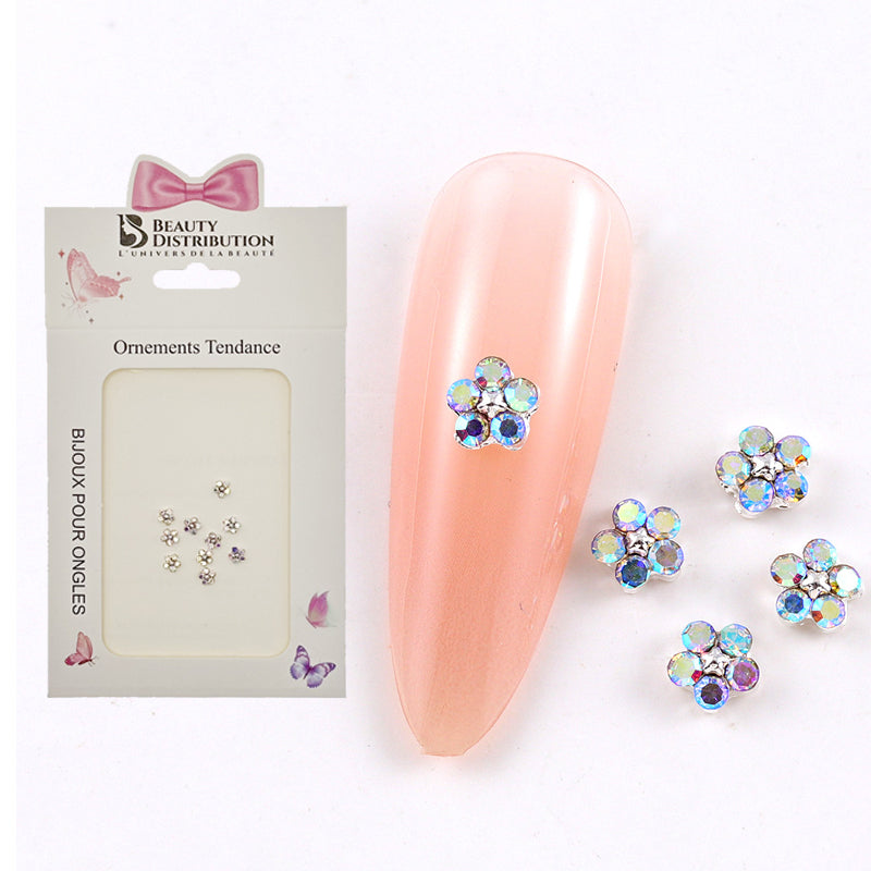 Flower Rhinestone Holographique