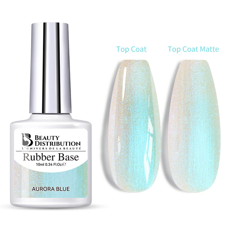 Rubber Base Gel Aurora Blue 10ml