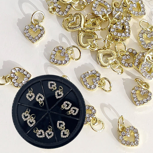 Dangle Heart Gold