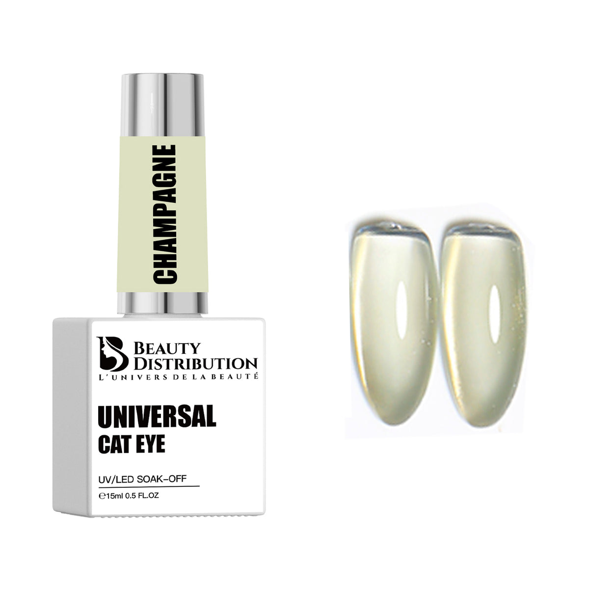 Vernis Gel Cat Eye Universal Champagne 15ml