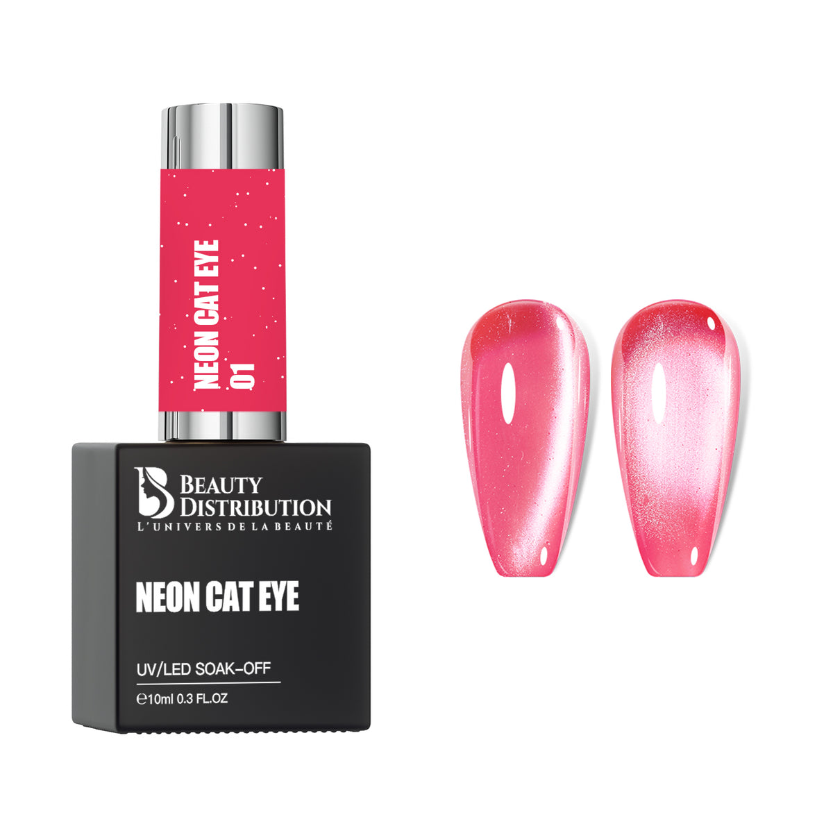 Vernis Gel Neon Cat Eye 01