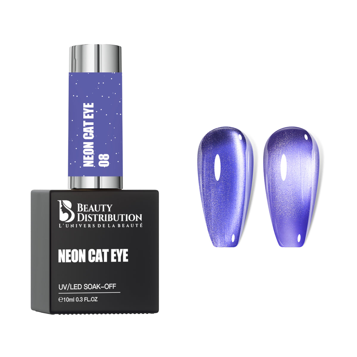 Vernis Gel Neon Cat Eye 08