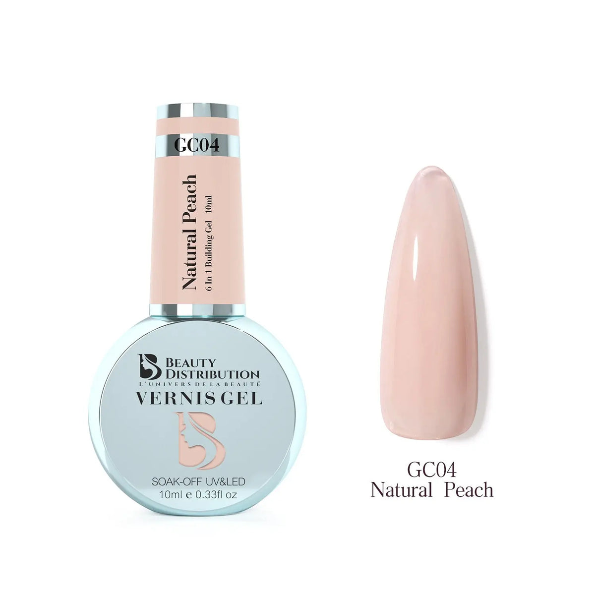 Gel de Construction GC04 Natural Peach BIAB 10ml