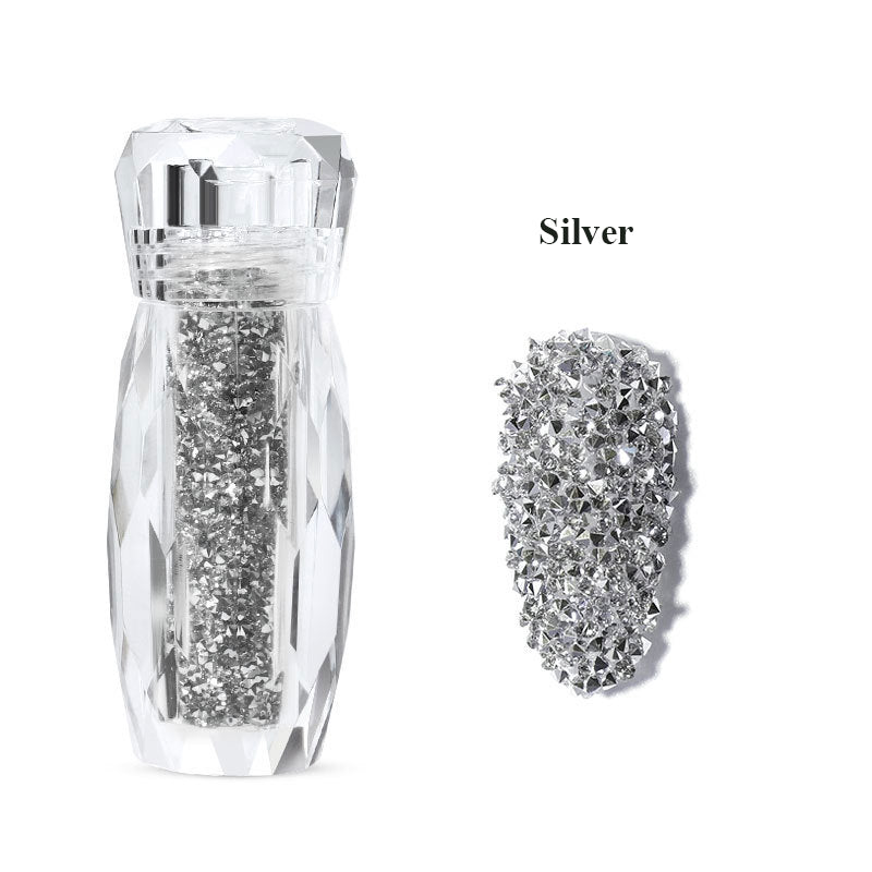 Nail Mini Crystal Silver